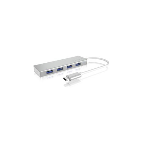 ICY BOX HUB USB-C 3.2 Gen 1 5Gbps Argento (1/5)