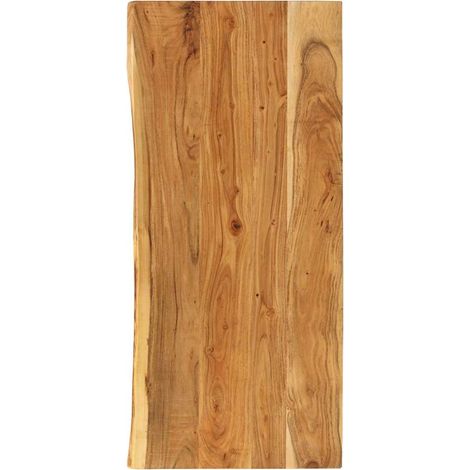 Dessus de meuble-lavabo de salle de bain Plan de lave-mains - Acacia 118x55x3,8 cm BV370479 - BonneVie (1/5)