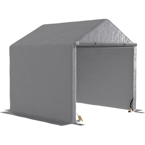 2 x 2m Garden Fabric Storage Tent - Grey