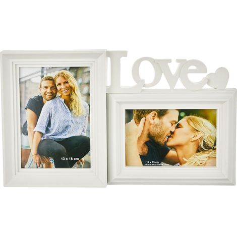 Cadre Photo Plastique Blanc 37 x 22 x 4 cm (1/4)