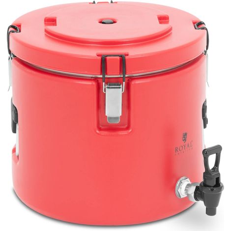 Thermos per catering con rubinetto per il trasporto di bevande, 15 l (1/8)