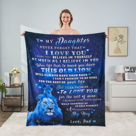 Couverture En Flanelle - 130 X 170 Cm - Pour Canapé Lit Ou Salon - 1 Pièce (1/5)