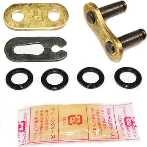 LIEN DE VERROUILLAGE À CLIP DID 520 VX3 VX GOLD ENDURO CROSS (1/2)