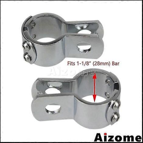 Für Harley-Motorräder: 1,5", 1,25", 1,125" Motorschutzbügel, Fußrasten, Schäkelklemmen, 38-mm-Sturzbügel, Highway-Fußrastenhalterungen – für 28-mm-Chrom