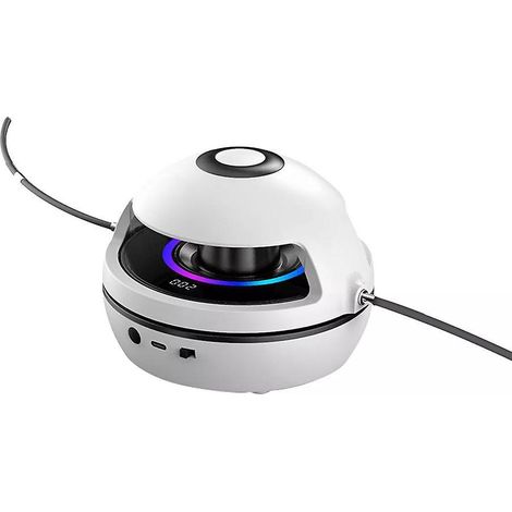 Springseilmaschine mit Musik, intelligente automatische elektrische Springseilmaschine mit Bluetooth-Lautsprecher, mit LED-Anzeigezähler, Trainingsseilzählfunktion