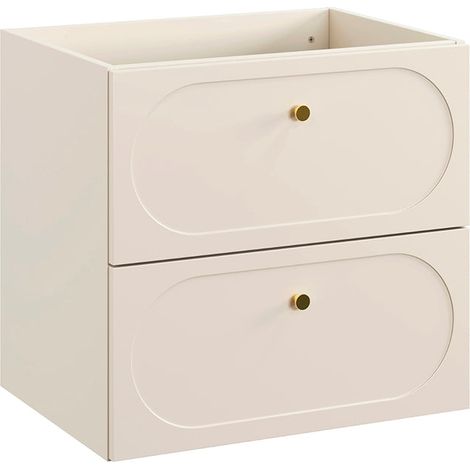 Meuble sous-vasque 60cm Sanae Beige sable (1/5)