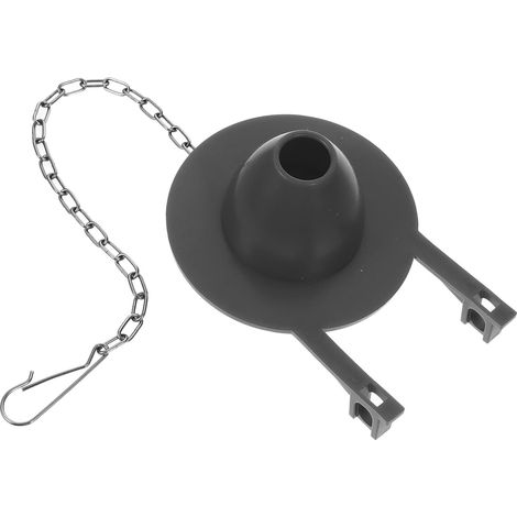 Clapet de Toilette pour Plomberie en Pvc, Noir, 2 Pièces (1/5)