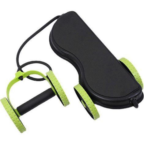 Nutrilite AB Wheels Trainer - Appareil de musculation abdominale antidérapant vert pour la maison (1/5)