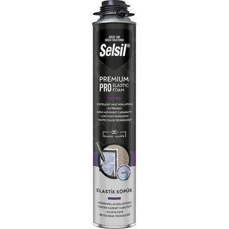 SELSIL SCHIUMA POLIURET P/SERRAMENTI P/PISTOLA 750 ML- 1,0 pz