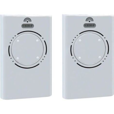 2 x Télécommande XT4 868 SLH 787010 4 Canaux Blanc Portes de Garage Motorisation Portail Garantie de 3 Ans (1/4)