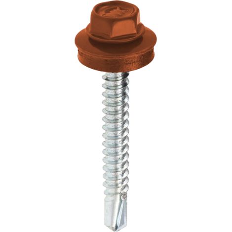 Vis H acier VHA 4,8 x 25 marron cuivré