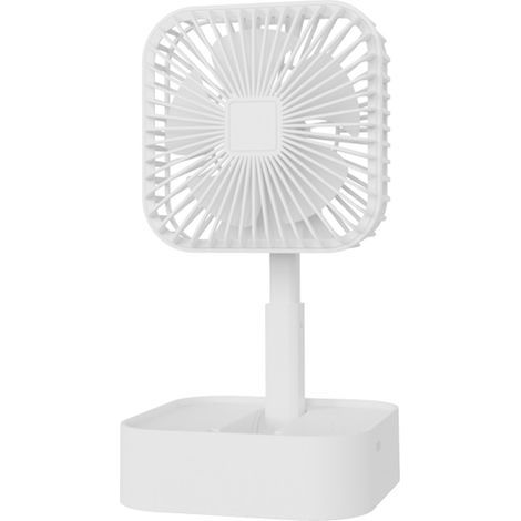 USB-Ventilator, tragbarer Ventilator, Mini-Ventilator, Tischventilator, wiederaufladbarer Ventilator mit Standfuß, dreistufiger, faltbarer Ventilator (1/5)