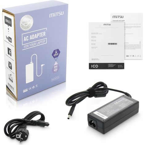 Cargador para Dell de 19,5 V, 3,34 A, 65 W, conector de 4,5 x 3,0 mm. (1/5)