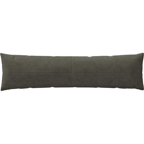 vidaXL Funda de almohada 2 pcs ALMELO Gris antracita 40 x 145 cm pana (1/2)