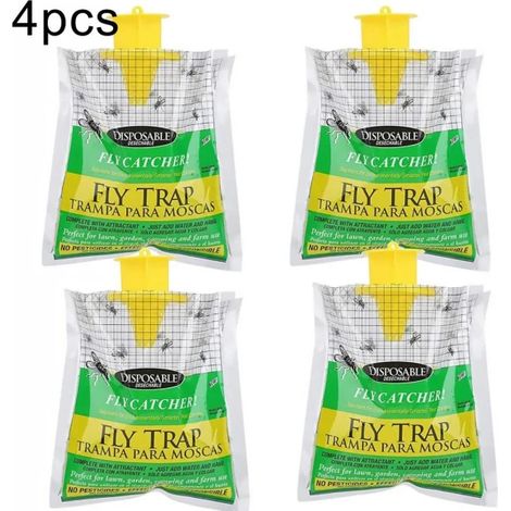Piège à mouches des fruits et jardin réutilisable - Sac attractif capture efficace (1/5)