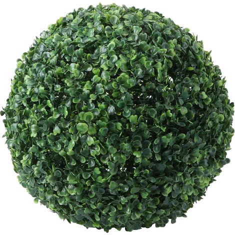 1 Boule Gazon Artificiel 23 Cm Plastique Résistant Décoration Intérieure Extérieure Mariage (1/5)