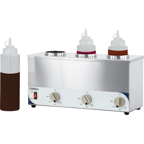 Chauffe-sauce triple - 3x1 L - 600W - Casselin