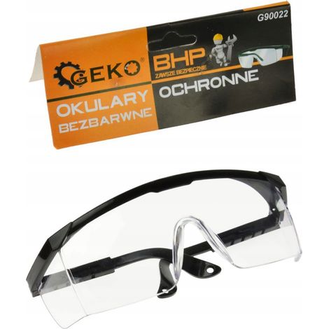 Schutzbrille geko g90022 verstellbar mit Seitenschutz (1/3)