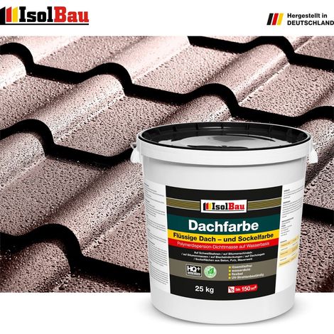 IsolBau Dachfarbe Braun 25 kg (1/5)