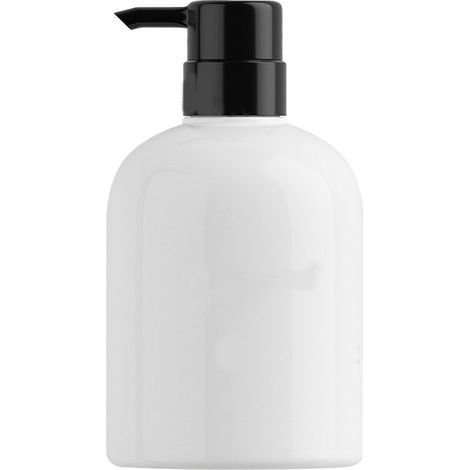 500 ml Shampoo-Spender mit schwarzem Kunststoff mit Pumpe fürs Badezimmer – Großes Fassungsvermögen und dekoratives Design (1/5)