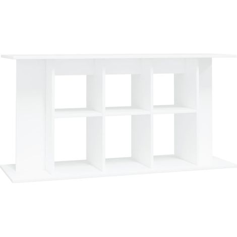vidaXL Aquariumständer Weiß 120x40x60 cm Ingenieurholz