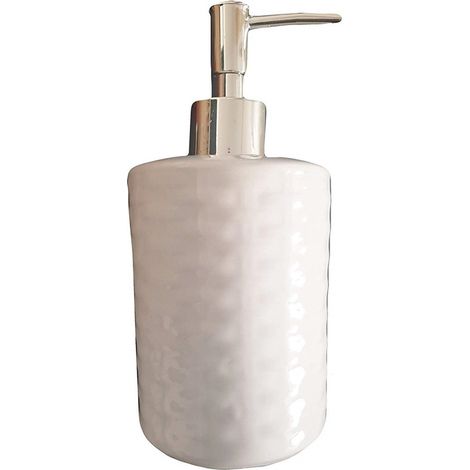 TRADE SHOP - Portasapone In Ceramica Porta Sapone 10347 Trama 18cm Dispenser Sapone -