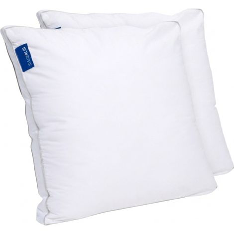 Lot de 2 Oreillers Ultra Moelleux Volume Premium coton qualité percale - 65x65cm (1/4)