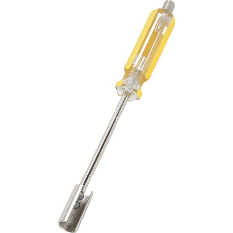 Tournevis Extracteur BNC avec Poignée Ergonomique Jaune - Outil de Démontage Fiable et Résistant (1/5)