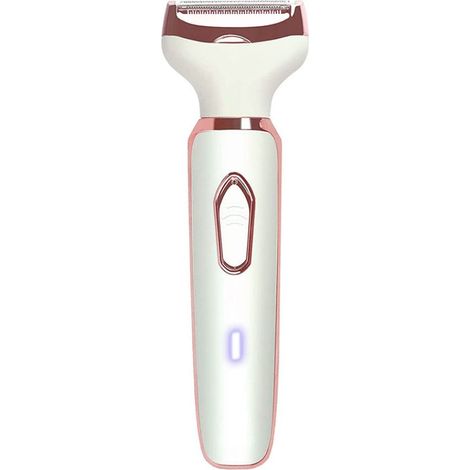 Rasoir Électrique Pour Femme - Tête Flottante - 3 Lames En Acier Inoxydable - Pour Visage Corps Bikini - 1 Pièce (1/5)