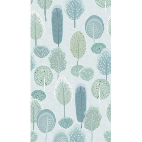 Papier peint intissé Arbres & Forêt Vert - 8,80 x 0,53 m (1/3)