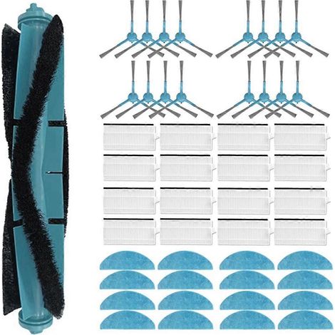 Accessoires et pièces détachées pour les modèles Immortal Series 7490 et 8290 : brosse latérale principale, filtre HEPA, chiffon de nettoyage. (1/5)