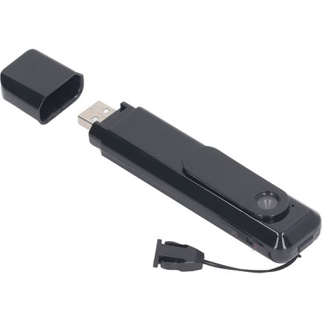 Mini caméra à clip 1080P rechargeable, micro caméra d'enregistrement portable pour réunions et surveillance (1/5)