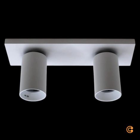 [GEBRAUCHT] B-Ware Deko Light Deckenspot Deckenstrahler Can Tilt Weiß Aluminium Strahler Innen Gu10
