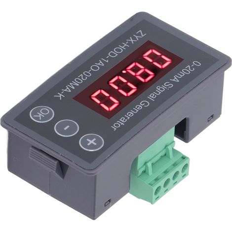 Générateur de signal de courant 0‑20 mA 1 canal avec affichage numérique pour tests (1/5)