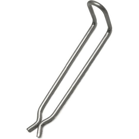 Clip ressort long en acier inoxydable 304. 1 pièce. pour tuyau nettoyeur Kärcher K3-K7