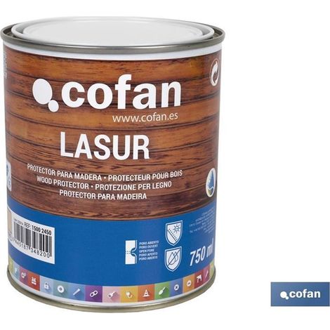 Lasur Wasserschutz für farbloses, mattes Holz, 750 ml