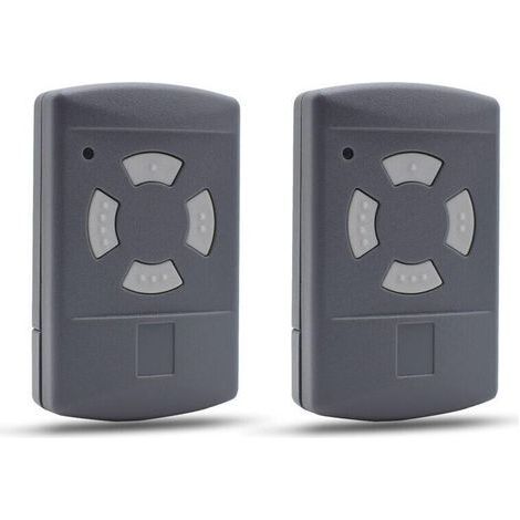 Kompatible Fernbedienung für HORMANN Garagentore 40,685 MHz HSE2 HSM4 HSM2 HSE4 HS2 HS4 Graue Taste (2er-Pack) (1/4)