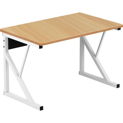 Étagère pour Micro-Ondes, Structure en métal avec étagère en Bois, Design Moderne, 54 x 35 x 34.5 cm Noyer (1/5)