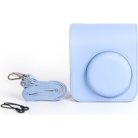 Case Album Set for Fujifilm Fuji/Fuji Instax Mini 12 Instant Film Camera, PU Leather Fuji Mini 12 Case with Shoulder Strap
