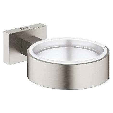 Grohe ESSENTIALS CUBE f B portasapone dispenser di sapone od supersteel portasapone (1/3)