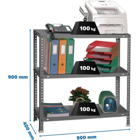 Simonrack Comfort Mini 3/400 Regal grau 400 mm