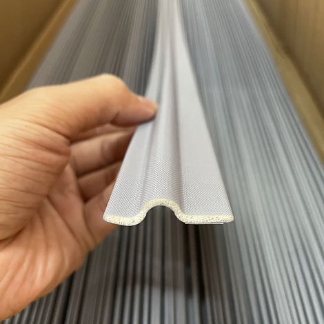 Graue 2 m x 3 Stück, ZLY Dichtungsstreifen für Schiebetüren und -fenster, schalldämmender Baumwollfaserschaum, stoßfest, geräuschdämmend und winddicht (1/5)