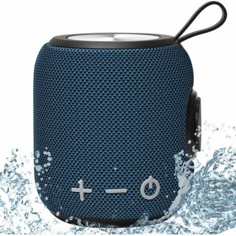 Haut-parleur Bluetooth sans fil extérieur créatif étanche mini caisson de basses en tissu portable petite carte de haut-parleur (1/5)