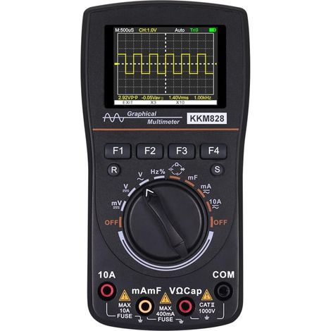 Multimètre Stockage numérique Oscilloscope numérique 2-en-1 OSC 6000 Comptes True RMS Multimeter (1/5)