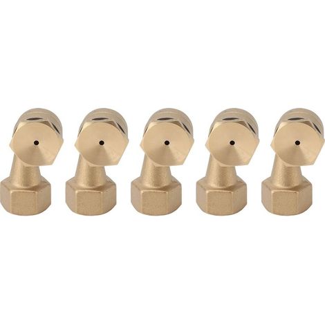 Nozzle to Jet of bridge in brass to thread female G1/2 inches, nozzle of fountain of landscape aquatique Durable, automatic for garden, yard, hotel, 5 pieces (1/5)