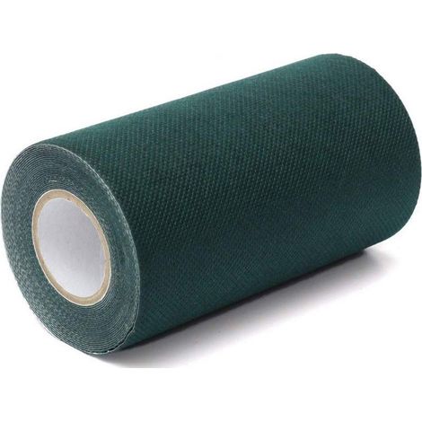 1 rouleau Ruban adhésif pour gazon artificiel, 5 m x 15 cm, auto-adhésif, étanche, résistant aux intempéries, pour jonction de tapis synthétiques (1/5)