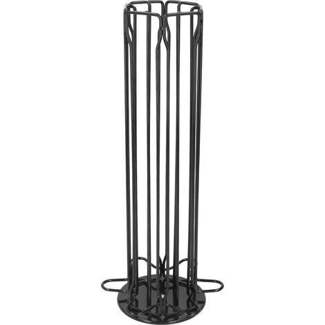 Support tour de rangement rotatif pour capsules de café, noir (1/5)