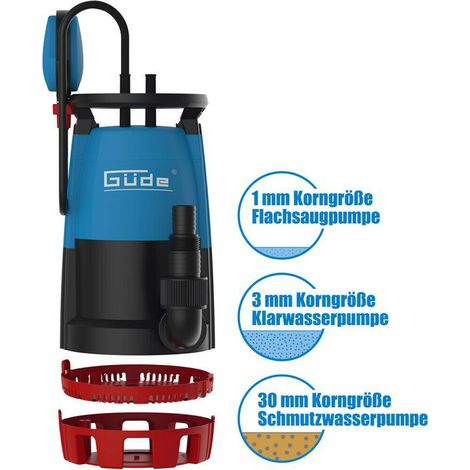 Güde Kombitauchpumpe 3in1 Tauchpumpe Wasserpumpe Schmutzwasserpumpe 94643 GS751 (1/10)