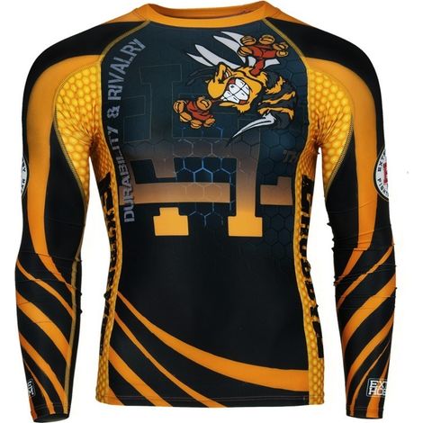 Camiseta de manga larga con protección solar para hombre Extreme Hobby Wasp, talla S