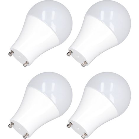 GU24 A19 9W 120V warmweiße 2700K LED-Lampen, energiesparend, hohe Helligkeit, für Schlafzimmer oder Büro (1/5)